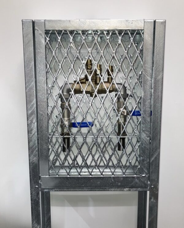 Backflow Cage Install Ready with Watts 009 20mm RPZ Valve