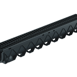 Reln Storm Drain Channel c/w Black Plastic Grate 3M