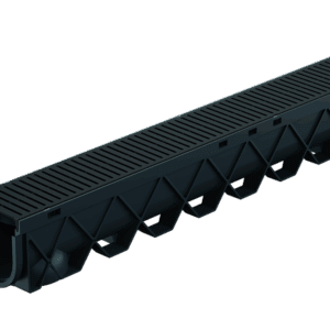 Reln Storm Drain Channel c/w Black Plastic Linear Grate 3M