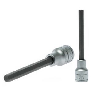 Teng 1/2" Drive Long Hex Socket Bit 8mm x 80mm