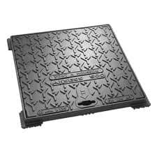 Hydroflow Aksess DI Cover & Frame Class B Lockable (700mm Int - 820mm Ext)