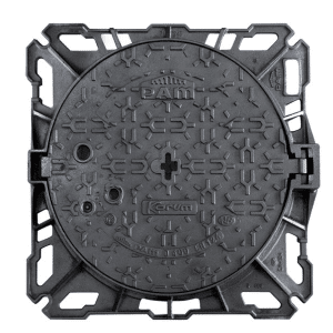 Korum Round M/H Cover (Sewer) Non - ventilated 400kn
