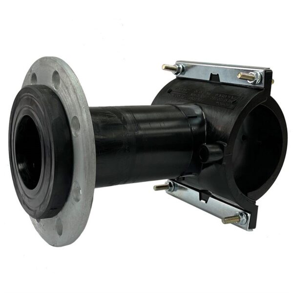 Fusion EF Flanged Branch Saddle 315OD x 90OD SDR11 with Underclamp c/w 90*3/4" Maxi Stub & S/S Ring