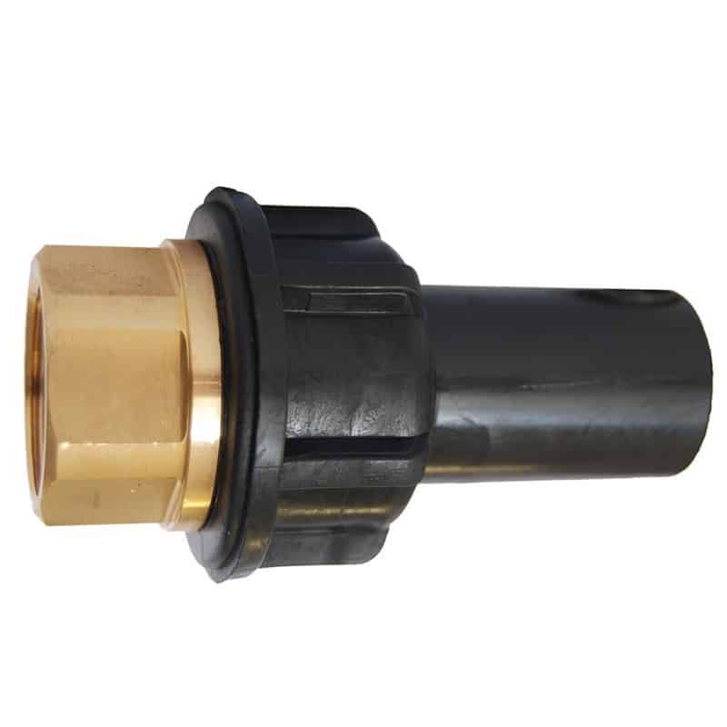 Fusion Female Transition Adaptor Brass 75OD x 65mm BSP