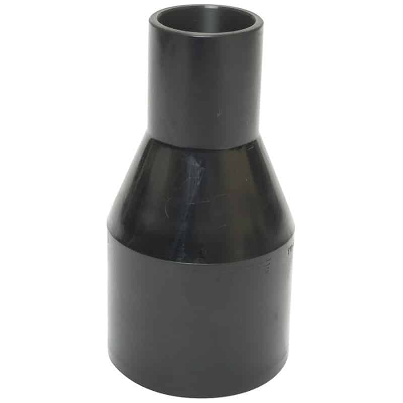 Fusion Long Reducer Spigot 75OD x 50OD PE100 SDR11