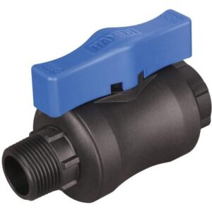 Hansen 50mm Blue Handle M/F Ball Valve