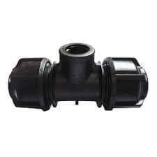 Philmac MDPE Female Tee 32OD x 25mm BSP