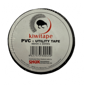 Kiwitape PVC Tape Black 48mm 30M