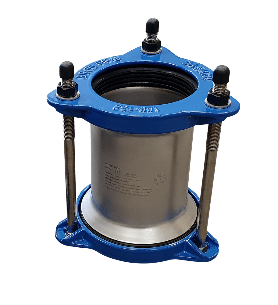 Daemco SS Long Coupler DN250 272 - 296mm