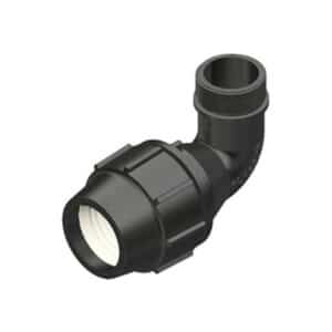Plasson MDPE Male Elbow 32OD x 25mm BSP