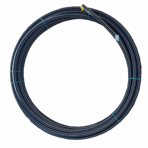 PE Pipe Black/Cream Stripe 40OD PE100 SDR11 PN16 25M