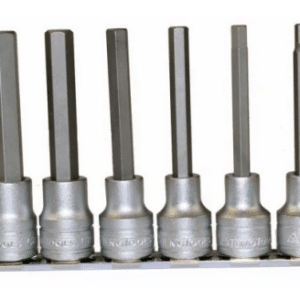 Teng 1/2" Drive Long Hex Socket Bit Set 5mm - 12mm (6 Pce)