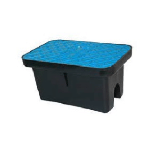 Draper Low Profile Water Meter Box Blue Lid 230mm