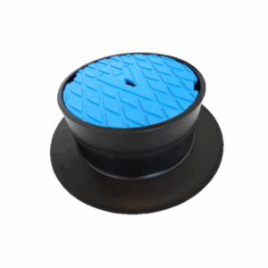 Draper Valve Box Round Blue Lid 150mm Diameter