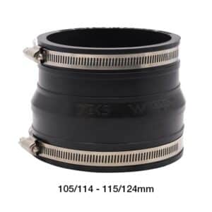 Deks 100mm PVC-AC/DI Black Joiner 105/114mm – 115/124mm