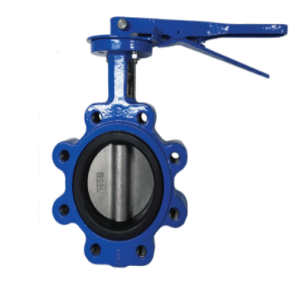 Hiwa Butterfly Valve Lever Handle Lugged DN80 Table E