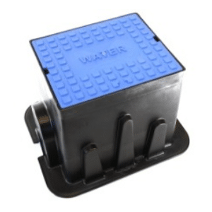 Acuflo Midi Tall Box with Blue Lid 360 x 255 x 325H