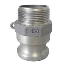 Camlock Aluminium Male Threaded Adaptor 100mm