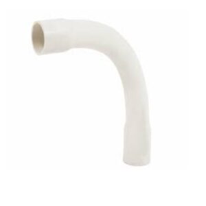 PVC Pressure PN12 Swept Bend SCJ 80mm x 90 deg