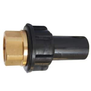 Fusion Female Transition Adaptor Brass 90OD x 80mm BSP
