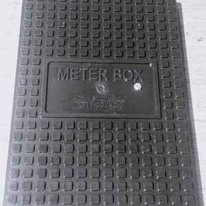 Plastech Meter Box Lid - Black (CHCH)