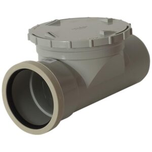 PVC DWV Large Inspection Pipe M/F RRJ 100mm