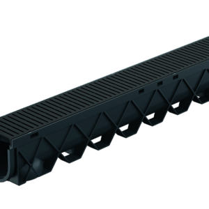 Reln Storm Drain Channel c/w Black Plastic Linear Grate 3M