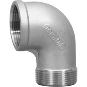 Stainless Steel Male/Female Elbow 50mm x 90 degree