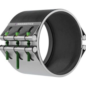 Hermetica Pipe Clamp (618-630mm) 200mm Long PN10