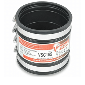 VIPSeal 140-165mm Shear Band Coupling 316SS