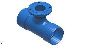 DI Spigot/Flange Slotted Tee DN250 x DN100
