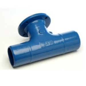 DI Spigot/Flange Tee DN200 x DN100