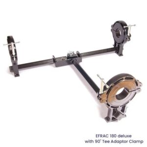 Hy-Ram EFRAC 180 Tee Adaptor Clamp with Standard Liners (90 deg) (63/90/125/180mm)