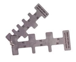 Hy-Ram Bead Gauges (6,8,10,12,14,16,18,20, 22,24,26,28,30,32mm) (set of 2)