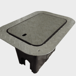 Strongcast Galv Steel Lid and Collar