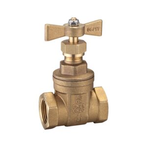 Logi DZR Lead Free T Bar Female Gate Valve 40mm