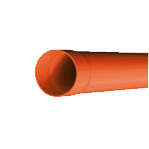 PVC Duct Pipe Orange SOE 40mm 6M