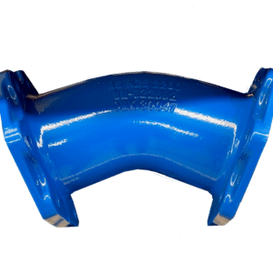 DI Flanged Bend DN375 x 45 deg