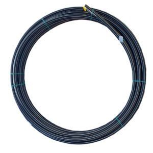 PE Pipe Black/Cream Stripe 50OD PE100 SDR11 PN16 50M