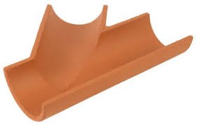 Earthenware Channel Y Junction 100mm x 45 deg LH