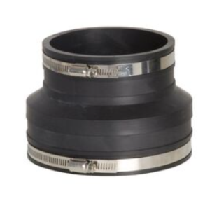 PlumbQwik Coupling 150mm EW - PVC (185-200mm x 152-162mm)