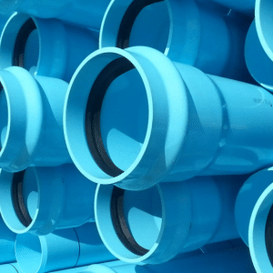Pipemakers OPVC Pressure Pipe Blue RRJ S2 200mm PN16 6M