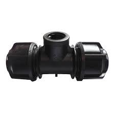 Philmac MDPE Female Tee 32OD x 25mm BSP