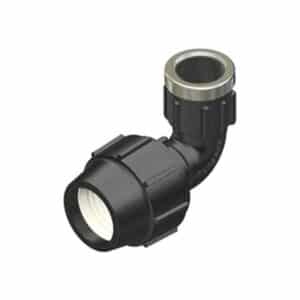 Plasson MDPE Female Elbow 25OD x 20mm BSP