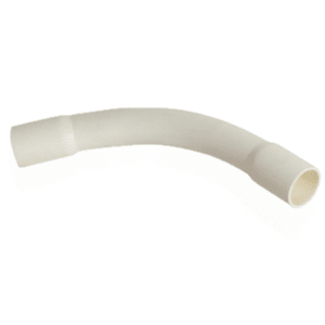Solo Telecom White Swept Bend SCJ R350 50mm x 45 deg