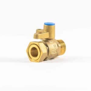 Strongcast BSP Ball Valve with 25mm Nut DN20 Lead Free