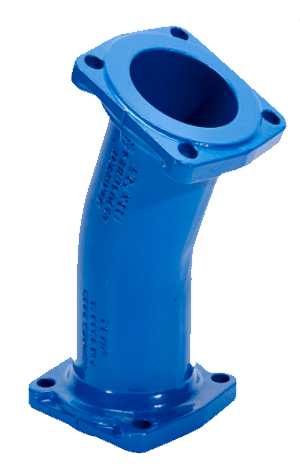 Daemco DI Flanged Bend DN100 x 22.5 deg