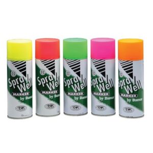 SprayWell Upside Down Paint Fluro Yellow 400ml