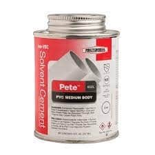 Rectorseal Medium PVC Solvent Pistol Pete 237ml (1/2 Pint)