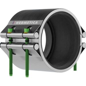 Hermetica Pipe Clamp (108-120mm) 135mm long PN25